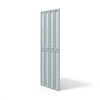 Płyta betonowa na ścianę 3D PB66A 1350x430x22, jasny błękit CL06; wzór A, beton architektoniczny