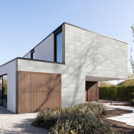 Płyta betonowa na ścianę 2D PA01 600x300x10, zgaszona biel B0, beton architektoniczny