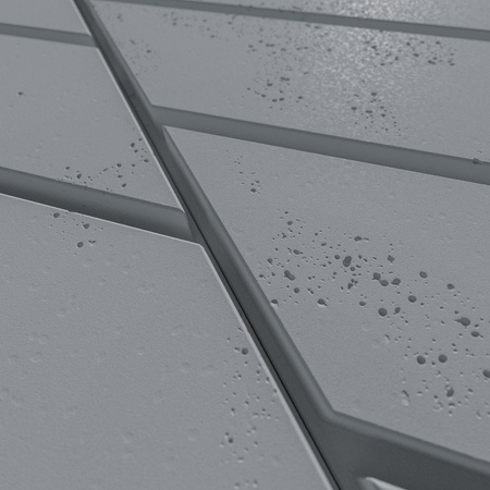 Płyta betonowa na ścianę 3D PB43 1210x500x25, antracytowy B08, beton architektoniczny