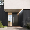 Płyta betonowa na ścianę 3D PB61 1350x500x37, czarny B15, beton architektoniczny