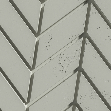 Płyta betonowa na ścianę 3D PB46 939x600x25, pistacjowy CL08, beton architektoniczny