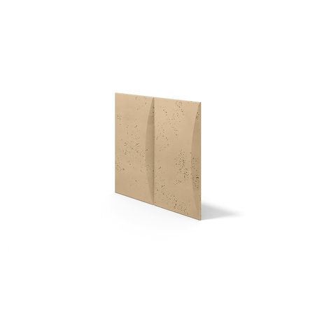 Płyta betonowa na ścianę 3D PB20 600x600x40, miodowy CL03, beton architektoniczny
