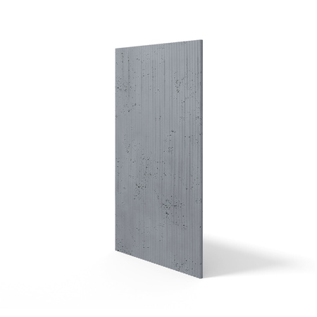 Płyta betonowa na ścianę 3D PB23 1200x600x25, antracytowy B08, beton architektoniczny