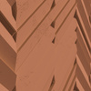 Płyta betonowa na ścianę 3D PB70A 1200x600x35, terakota CL01; wzór A, beton architektoniczny