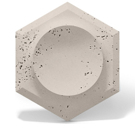 Płyta betonowa na ścianę 3D PB01D 260x300x37, kaszmirowy CL04, beton architektoniczny