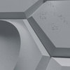 Płyta betonowa na ścianę 3D PB01D 260x300x37, antracytowy B08, beton architektoniczny