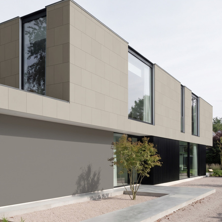 Płyta betonowa na ścianę 2D PA03 600x600x10, kość słoniowa KS, beton architektoniczny