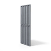 Płyta betonowa na ścianę 3D PB66A 1350x430x22, antracytowy B08; wzór A, beton architektoniczny