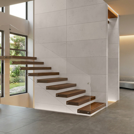 Płyta betonowa na ścianę 2D PA13 1500x600x20, kaszmirowy CL04, beton architektoniczny
