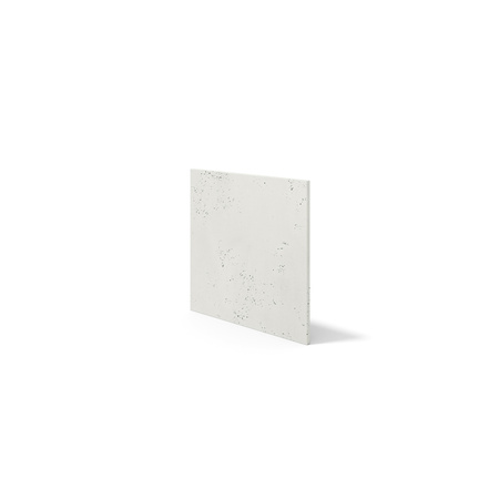Płyta betonowa na ścianę 2D PA03 600x600x10, zgaszona biel B0, beton architektoniczny