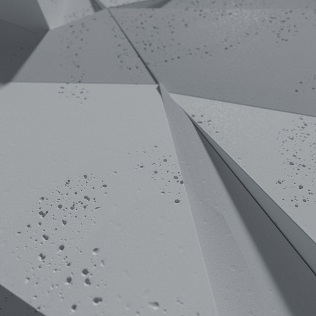 Płyta betonowa na ścianę 3D PB06B 600x600x42, antracytowy B08; wzór B, beton architektoniczny