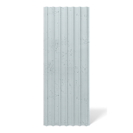 Płyta betonowa na ścianę 3D PB60 1350x520x35, jasny błękit CL06, beton architektoniczny