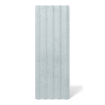 Płyta betonowa na ścianę 3D PB59 1350x500x35, jasny błękit CL06, beton architektoniczny