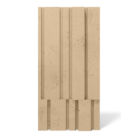 Płyta betonowa na ścianę 3D PB13 1200x600x40, miodowy CL03, beton architektoniczny