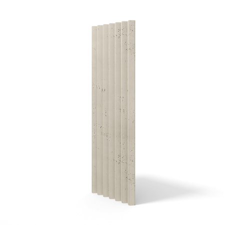Płyta betonowa na ścianę 3D PB65 1350x480x32, kość słoniowa KS, beton architektoniczny