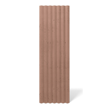 Płyta betonowa na ścianę 3D PB65 1350x480x32, brudny róż CL07, beton architektoniczny