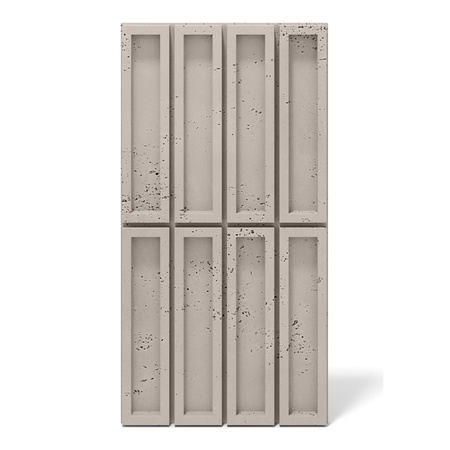 Płyta betonowa na ścianę 3D PB51 800x410x20, kaszmirowy CL04, beton architektoniczny