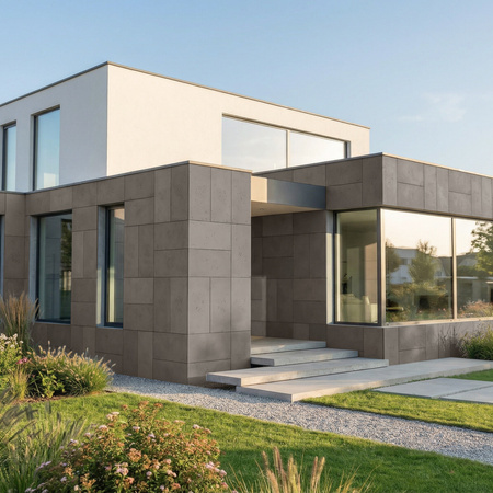 Płyta betonowa na ścianę 2D PA15 800x400x10, szarobeżowy CL05, beton architektoniczny