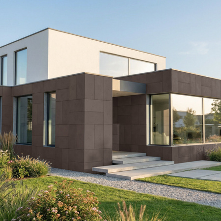 Płyta betonowa na ścianę 2D PA15 800x400x10, czekoladowy CL02, beton architektoniczny