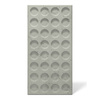 Płyta betonowa na ścianę 3D PB28 1200x600x30, zgaszona zieleń CL09, beton architektoniczny