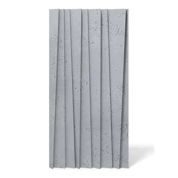 Płyta betonowa na ścianę 3D PB04 1200x600x45, szary S96, beton architektoniczny