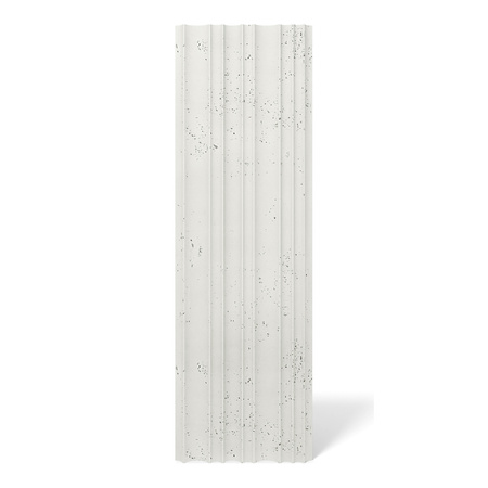 Płyta betonowa na ścianę 3D PB56 1350x430x35, zgaszona biel B0, beton architektoniczny
