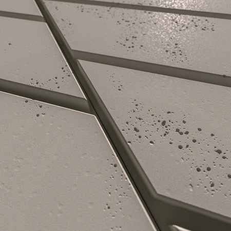 Płyta betonowa na ścianę 3D PB43 1210x500x25, kaszmirowy CL04, beton architektoniczny