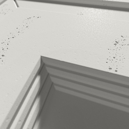 Płyta betonowa na ścianę 3D PB21 1050x600x45, zgaszona biel B0, beton architektoniczny