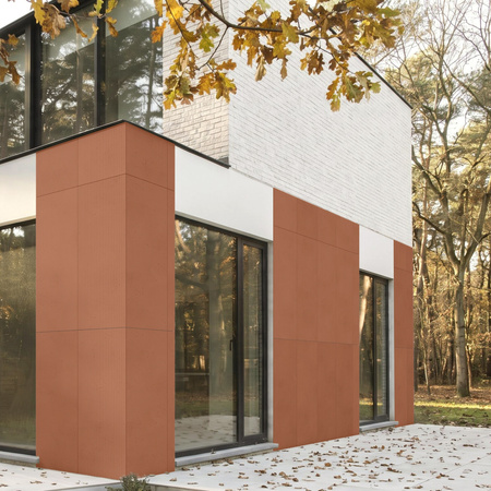 Płyta betonowa na ścianę 3D PB37 1350x600x12, terakota CL01, beton architektoniczny