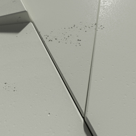 Płyta betonowa na ścianę 3D PB05B 1200x600x48, pistacjowy CL08, wzór B, beton architektoniczny