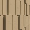 Płyta betonowa na ścianę 3D PB13 1200x600x40, miodowy CL03, beton architektoniczny