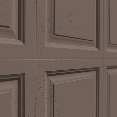 Płyta betonowa na ścianę 3D PB33A 1200x600x30, czekoladowy CL02; wzór A, beton architektoniczny