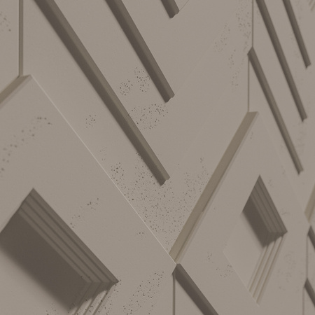 Płyta betonowa na ścianę 3D PB21 1050x600x45, szarobeżowy CL05, beton architektoniczny