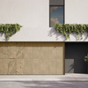 Płyta betonowa na ścianę 3D PB05A 1200x600x48, miodowy CL03, wzór A, beton architektoniczny