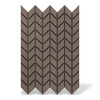 Płyta betonowa na ścianę 3D PB48 935x600x25, czekoladowy CL02, beton architektoniczny