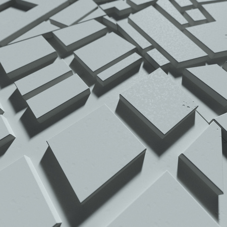 Płyta betonowa na ścianę 3D PB71D 600x600x22, jasny błękit CL06; wzór D, beton architektoniczny