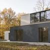 Płyta betonowa na ścianę 3D PB35 455x120x20, czarny B15, lewy, beton architektoniczny