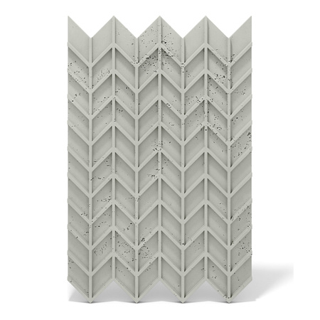 Płyta betonowa na ścianę 3D PB49 935x600x25, pistacjowy CL08, beton architektoniczny