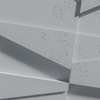 Płyta betonowa na ścianę 3D PB09 1200x600x45, szary S96, beton architektoniczny