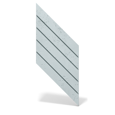 Płyta betonowa na ścianę 3D PB43 1210x500x25, jasny błękit CL06, beton architektoniczny