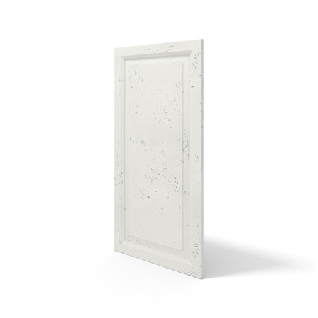 Płyta betonowa na ścianę 3D PB33A 1200x600x30, zgaszona biel B0, wzór A, beton architektoniczny