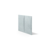 Płyta betonowa na ścianę 3D PB20 600x600x40, jasny błękit CL06, beton architektoniczny