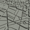 Płyta betonowa na ścianę 3D PB71F 600x600x22, zgaszona zieleń CL09; wzór F, beton architektoniczny