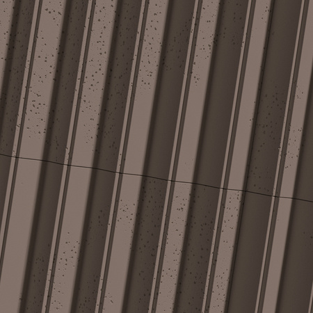 Płyta betonowa na ścianę 3D PB65 1350x480x32, czekoladowy CL02, beton architektoniczny