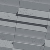 Płyta betonowa na ścianę 3D PB69 5x22,6x2, antracytowy B08, beton architektoniczny