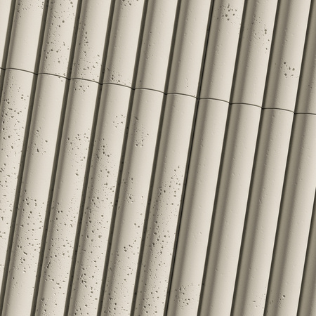 Płyta betonowa na ścianę 3D PB57 1350x460x30, kość słoniowa KS, beton architektoniczny