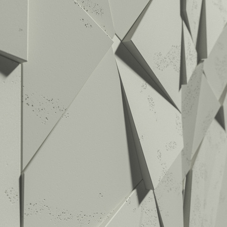 Płyta betonowa na ścianę 3D PB05A 1200x600x48, pistacjowy CL08, wzór A, beton architektoniczny