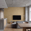 Płyta betonowa na ścianę 2D PA01 600x300x10, miodowy CL03, beton architektoniczny