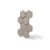 Płyta betonowa na ścianę 3D PB01 975x650x35, szarobeżowy CL05, beton architektoniczny
