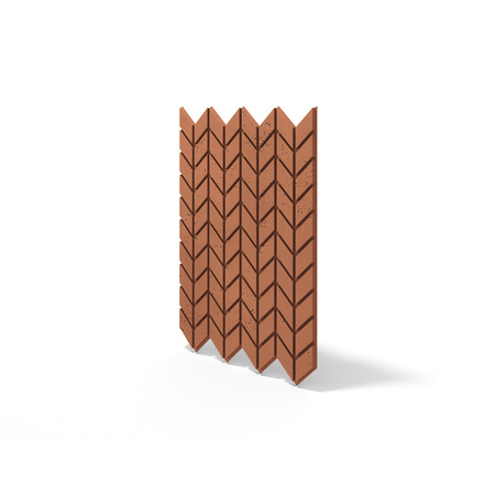 Płyta betonowa na ścianę 3D PB48 935x600x25, terakota CL01, beton architektoniczny